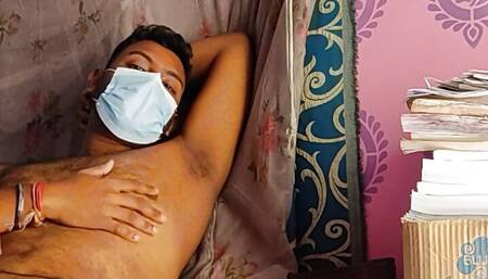 Hairy Bengali boy masterbate