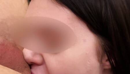 My hot Russian GF gives me amazing sloppy Rimjob