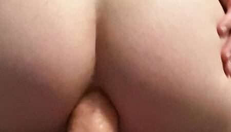 Fucking my big dildo