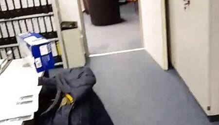 Office walk with Cock outside