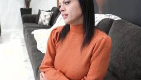 MamaFucksMe - Big Titted stepmom flirts then fucks stepson