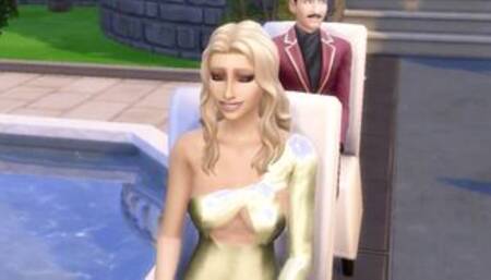 The sims four, the groom fucks his step-cousin before marriage