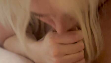 Sucking dick and quick fuck in Sauna