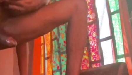 Big teen fucking big black cock after college