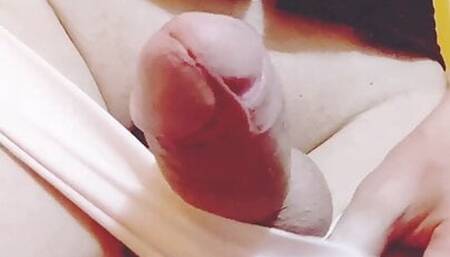 my cock is drooling sissy amateur crossdresser pre cum