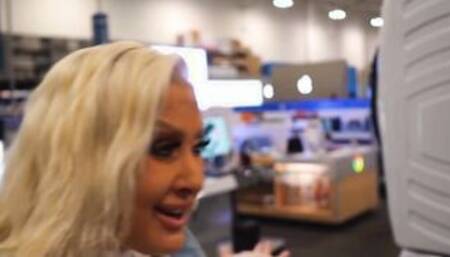 Mz Dani Meets Nerd Squad Member At Best Buy And Invites Him Over To Repair More Than Her TV