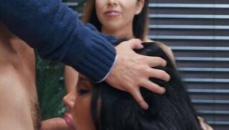 Free For All Pounded Clip With Tyler Nixon, Sybil Stallone - Brazzers Official