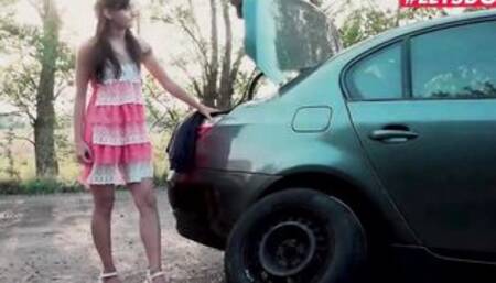 LETSDOEIT - Damsel In Distress Shrima Malati Tricked By Trucker