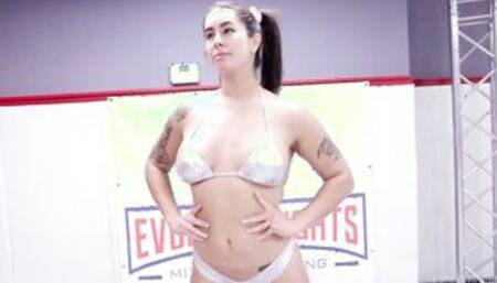 Miss Demeanor Vs Kay Carter In Dyke Wrestling Fight With Scissoring and Dirty Goddess sixty nine Cunt Eating