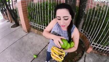 CARNEDELMERCADO - goddess Ass Latina Francis Restrepo Is Ready To Get Her Pussy Drilled Hard