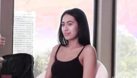 19yo Olive Skinned Anal Newbie Aubrey Edible Ass Packed Deliciously!