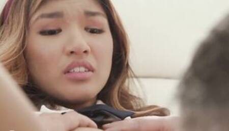 New Sensations - Tiny 18 chinese Clara Trinity Fucks Mature Gigantic Cock