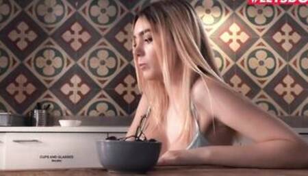 TURNED ON HOSTEL Barely Legal Latina Paola Hard Cures His Ass Addiction