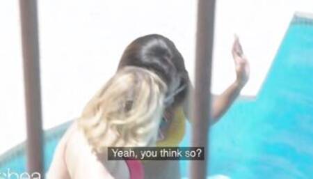 Lesbea Gigantic ass gigantic boobies ebony Latina Boni lesbian sex with Spanish