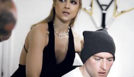 Team owners ex-wife Sarah Vandella screwed by juiced up athlete