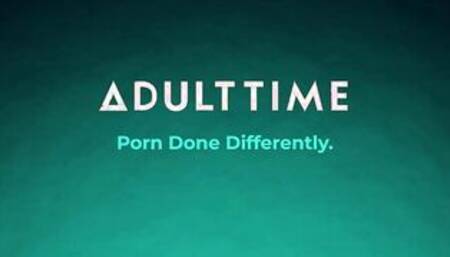 ADULT TIME - Curvy Blonde Jemma Valentine Takes Care of Cock with INTENSE Deep Throat