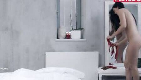 AGIRLKNOWS - LEANNE LACE HAS CRAZY HOT BEAUTY LESBIAN SEX WITH LONG BOOBED gf EMYLIA ARGAN - LETSDOEIT