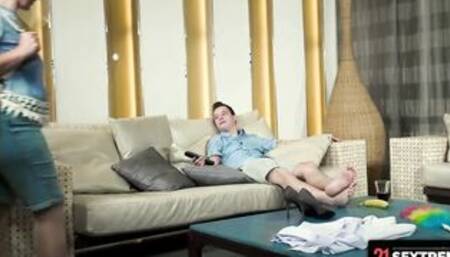 21Sextreme Cutie Mature Maid Lusts For Stud's Rock Hard Cock