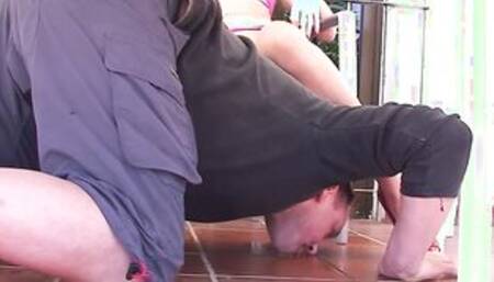 golden shower fem dom