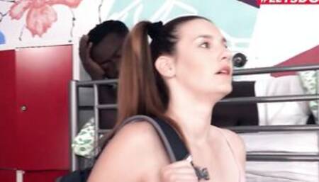 HORNYHOSTEL - ELENA VEGA SHY CZECH CHICK HAS SUPER SEXY BANGED! WITH big black dick