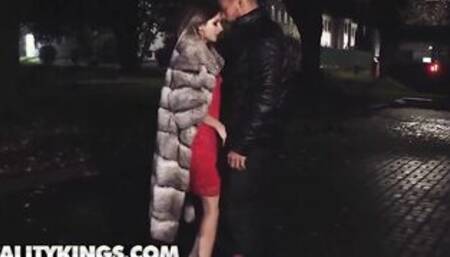 Cute Bombshell (Rebecca Volpetti) Has The Great Happy Ending After A Fancy