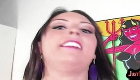 pov mediumboobs Beauty ride pov BFs penis after sucking off