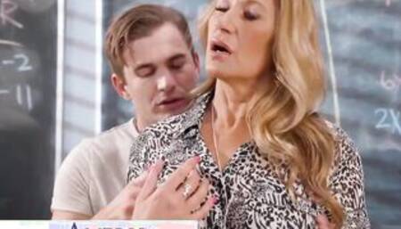 Sensual America - Mrs. Rider getting blackmailed into sex