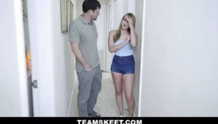 Babysitter Carmen Rae Stays Over Her Boss' House