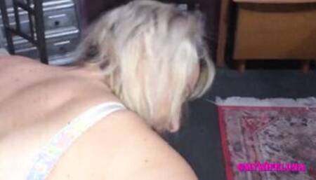 While my hubby is around I got my butt pounded by a friend of mine