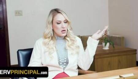 Perv Principal - Concerned Stepmom Charley Hart Convinces The Principal She Has To Teach Sex-Ed