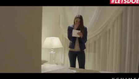 LETSDOEIT - (Sybil & Adam Ebony) Ukrainian Girlfriend Ride Blindfolded Mistress