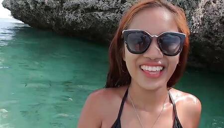Cherry Lee fuck on public beach
