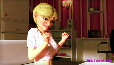 Monster Dick Shemale FUTA Mom Fucks Daughter