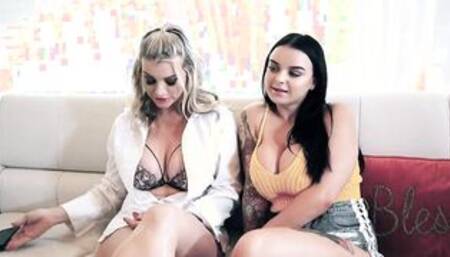 Vicky Vette & Payton Preslee Decide 'Rent' Should Include Some Of Her Hubby's Cock!