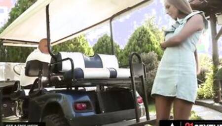 21 SEXTURY - Kinuski Kakku Scores An Assfucking On The Golf Course Bimbo two