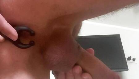 Prostata Stimulated Double Orgasm