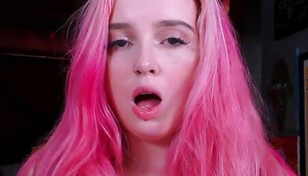 Pierced teen anal slut rides POV dick after deep blowing