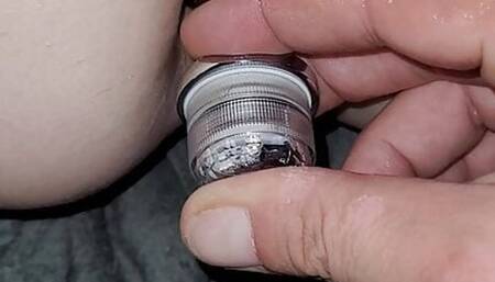 Plug lumineux ds le cul