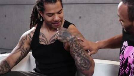 Dillon Diaz blows Floyd Johnson before being rawrailed rough