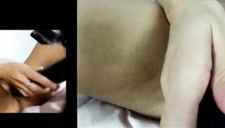 Solo Masturbation with Twat Close up