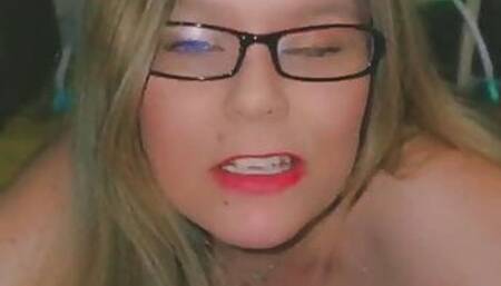 Northern slut loves to suck dick and swallow cum