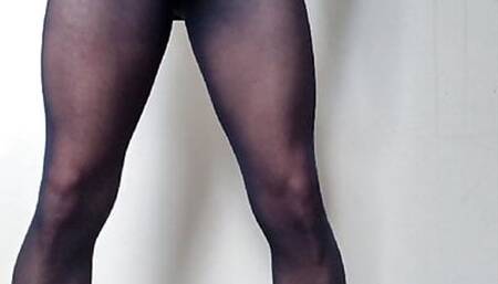 HUGE COCK, HUGE CUM, Seamless Pantyhose