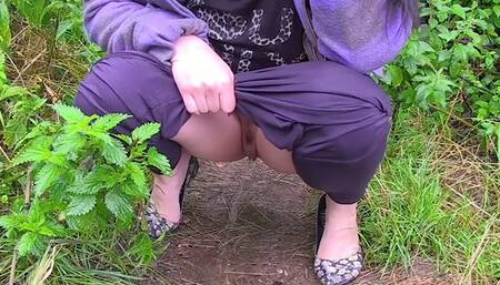 Seductive Lucia and Any's outdoor clip