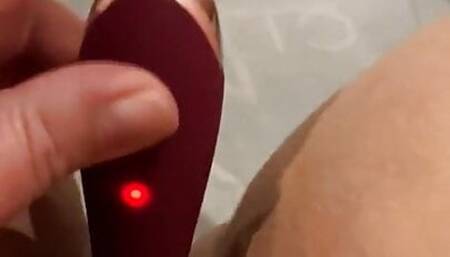 Mature and horny stepmom vibrator show