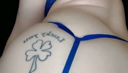 SPOOKYBARBIEGRL blue lingerie