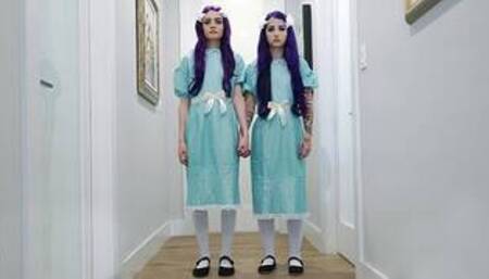 Step Sisters Jessae Rosae & Val Steele Fuck One Guy In The Shining Parody - SisLovesMe Full Video