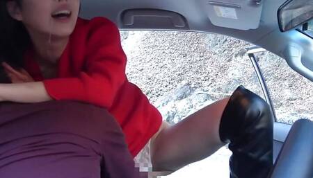 Hauru Yamaguchi & Shuri Hazuki - Watching Each Other, Car Sex