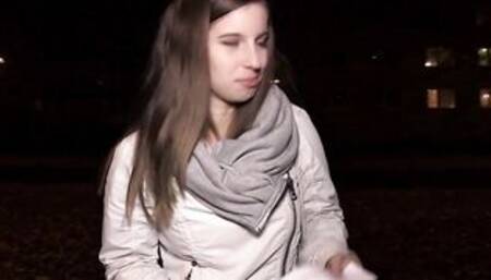 LETSDOEIT - Bootylicious German Hoe Picked Up To Rides Dick