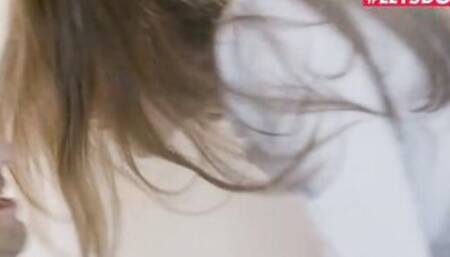 WHITEBOXXX - (Stacy Cruz, Lutro) - Big Natural Breasts 18 year old Takes A Gigantic White Penis In Her Irresistible Pussy Full