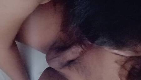 Valentine blowjob to my boss after work